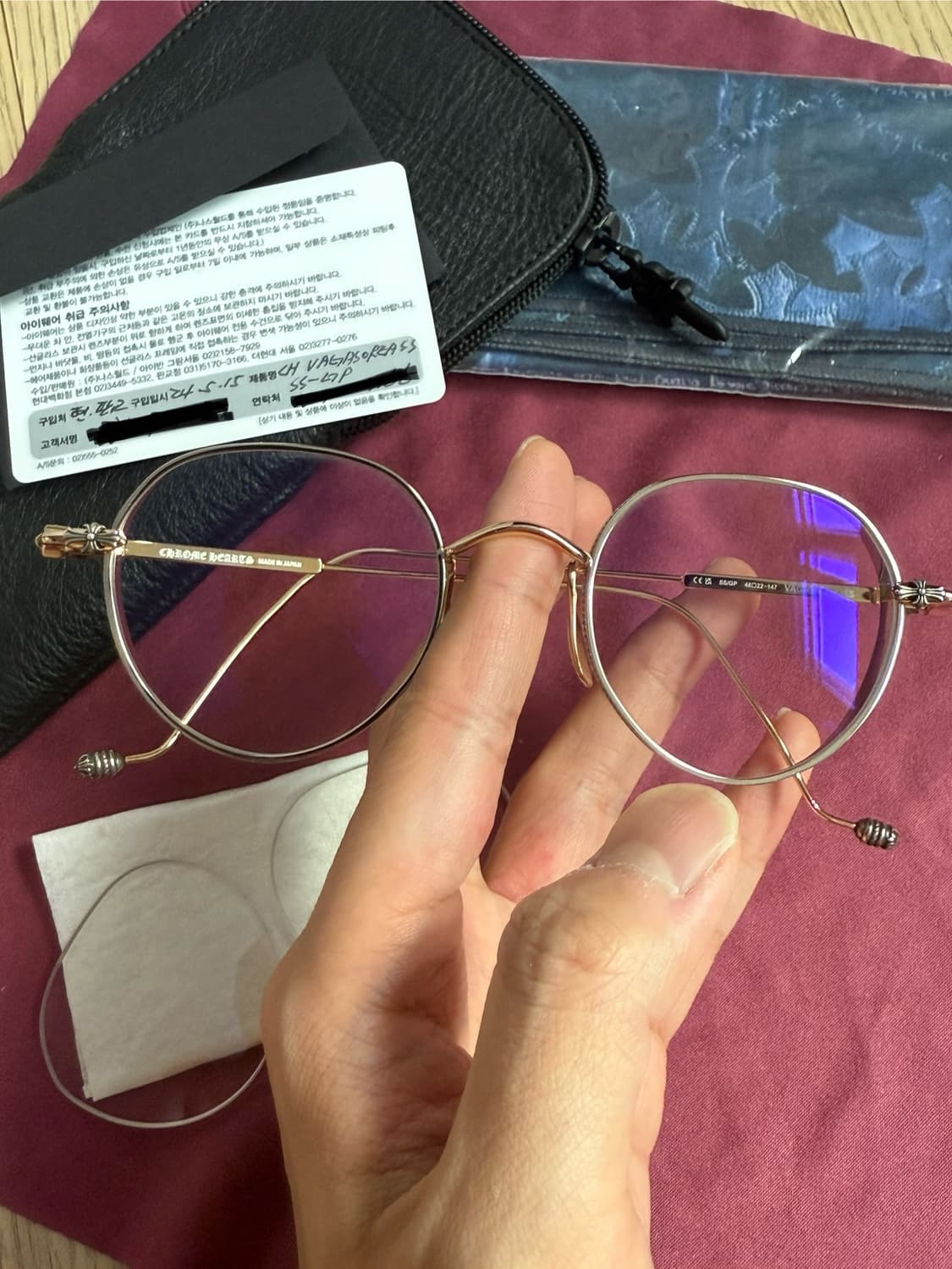 크롬하츠 안경 바가솔레스 신형 SS/GP 민트급 상품이미지3