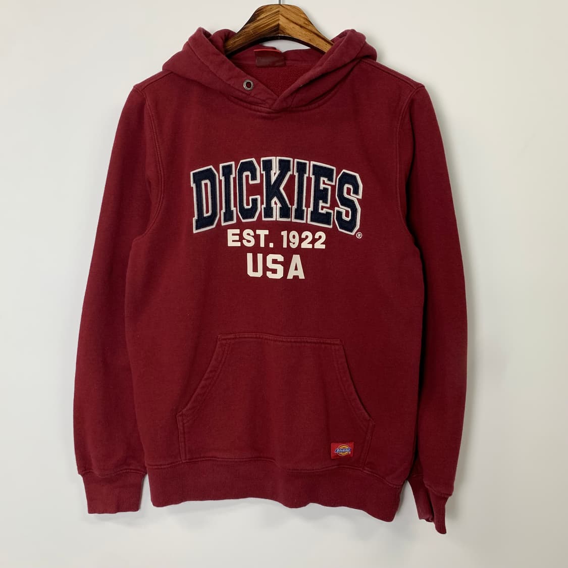 디키즈 y2k 와투케 usa 버건디 후드티 상품이미지2