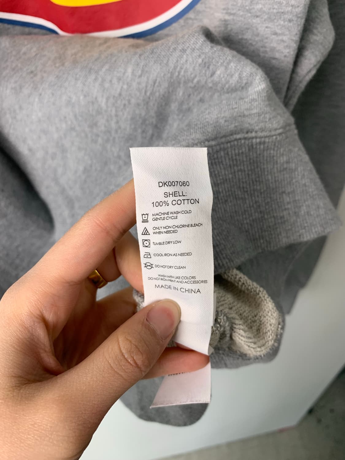 디키즈 빅로고 그레이 후드티  상품이미지7