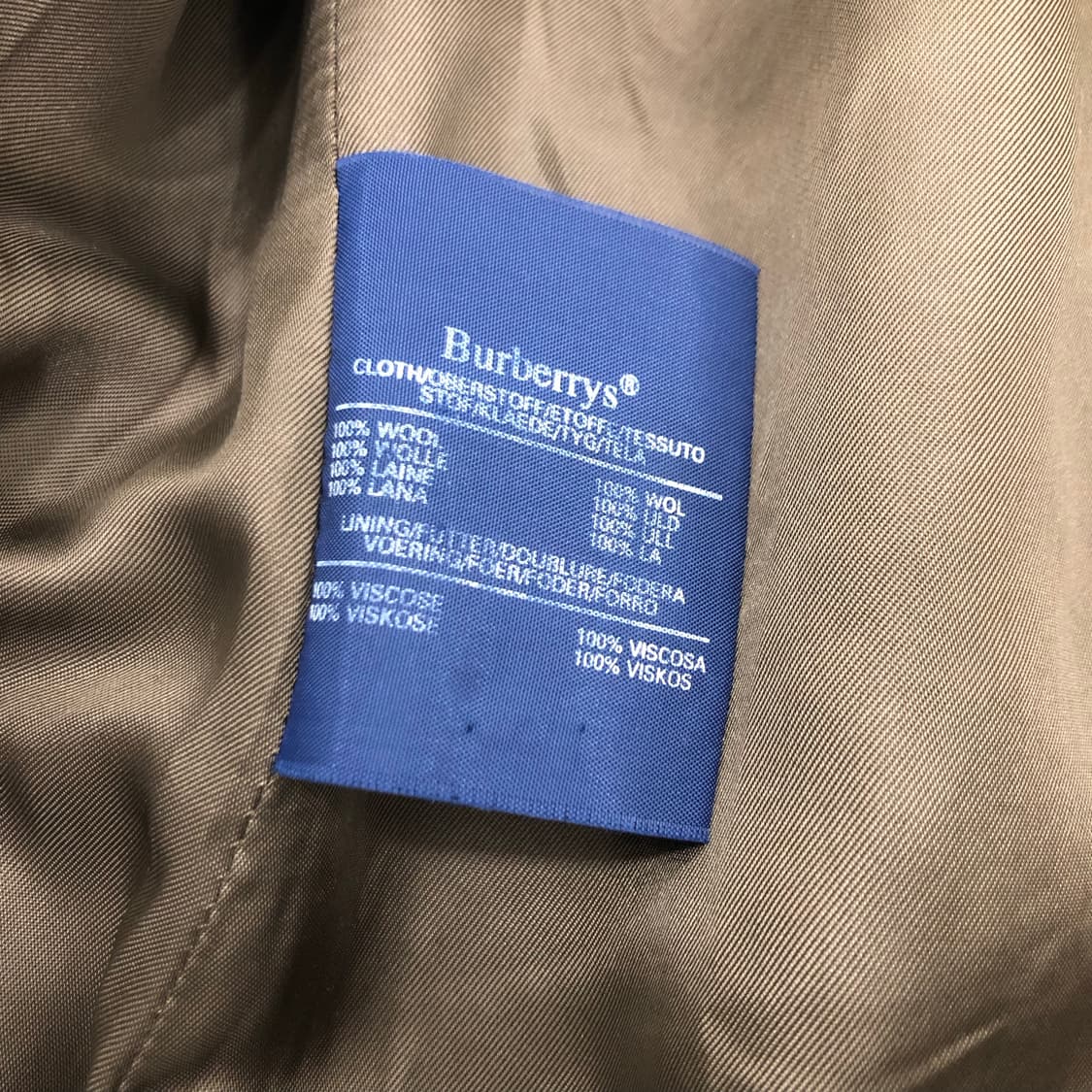 버버리 헤링본 트위드 울100 잉글랜드 영국 코트 46 상품이미지5