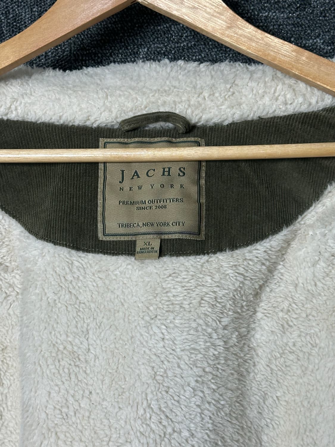 JACHS 코듀로이 양털 자켓 XL 상품이미지4