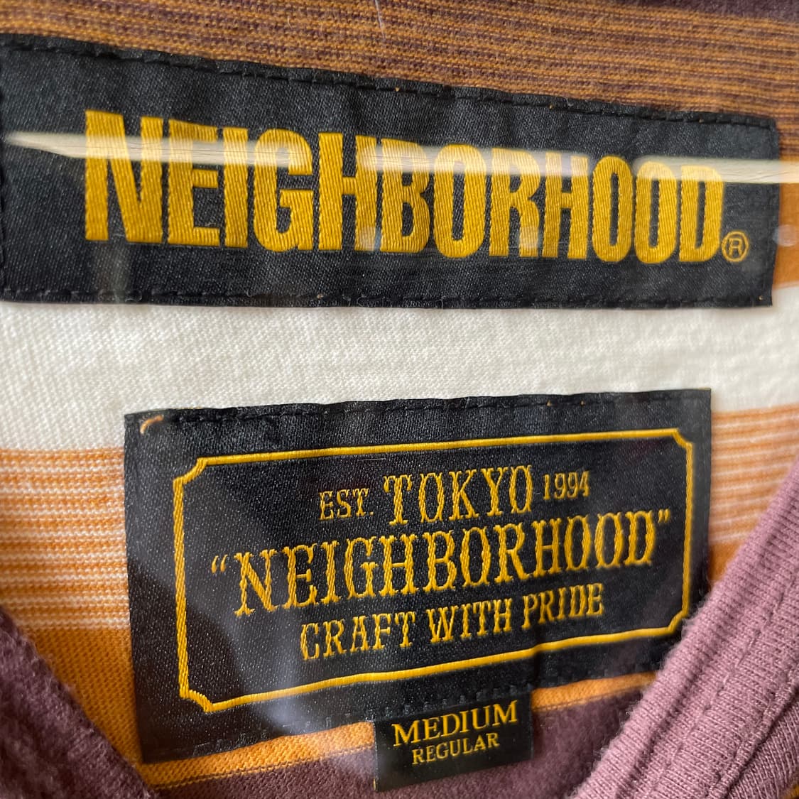 네이버후드 원포켓 스트라이프 반팔 티셔츠 상품이미지7