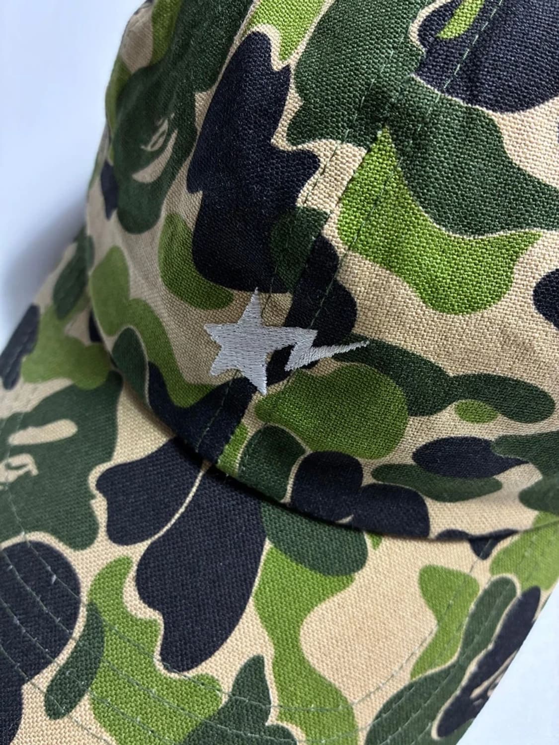 베이프 BAPE ABC 카모 에이프 헤드 볼캡 PR2295 상품이미지3