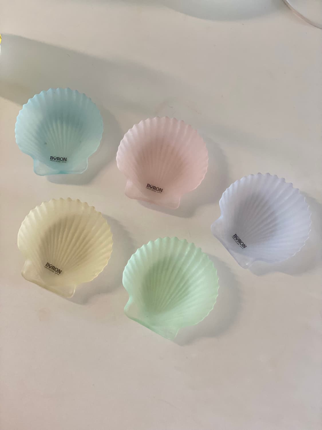 Hirota glass japan 유리그릇 세트 조개쉘 상품이미지1