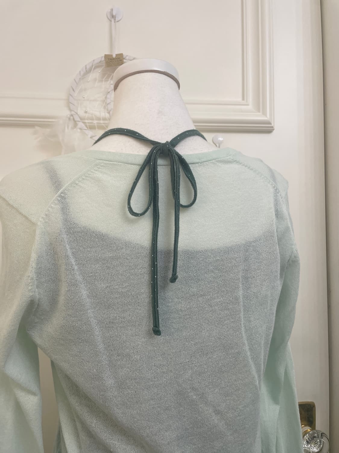 applemint basic cardigan&indigreen dot l 상품이미지6