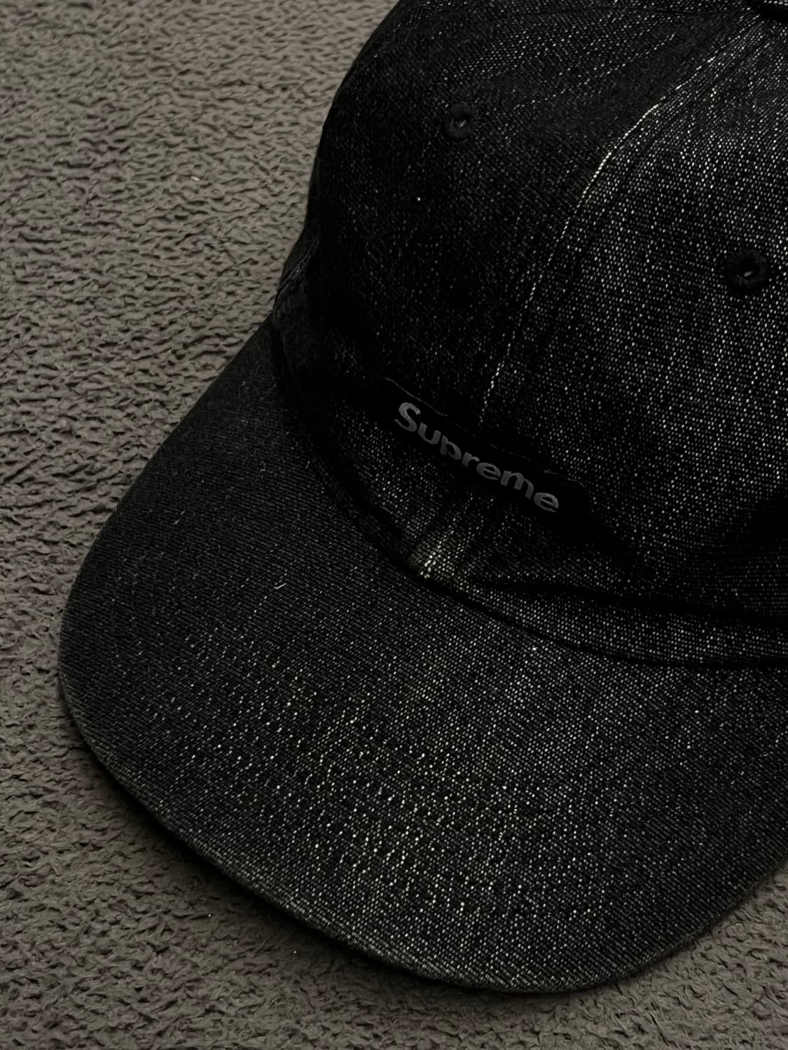 슈프림 스몰 박스로고 데님 코듀라 캡 처분  상품이미지1