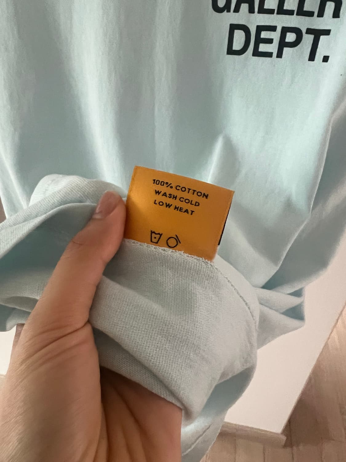 갤러리뎁 반팔티셔츠 하늘색 상품이미지7