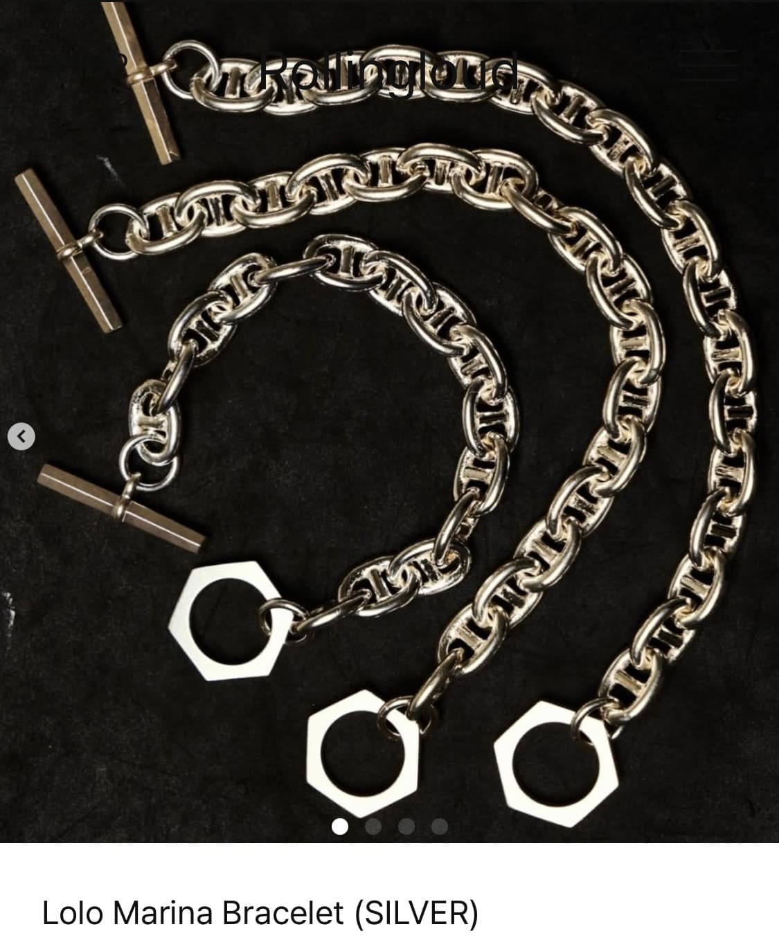 롤링라우드 마리나 팔찌bracelet M17사이즈 상품이미지1