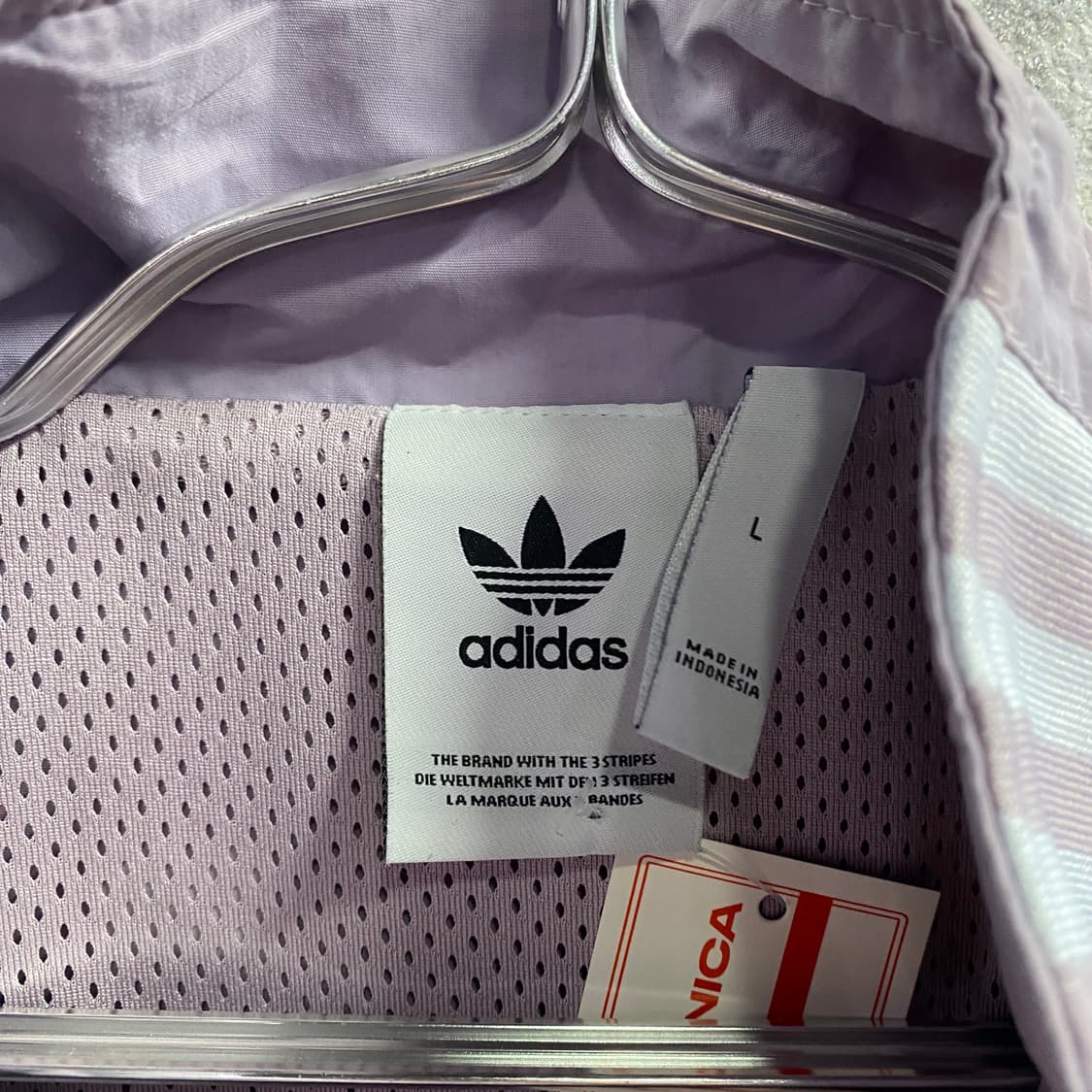 아디다스 우븐 락업 트랙탑 라벤더 자켓 B4148 상품이미지7