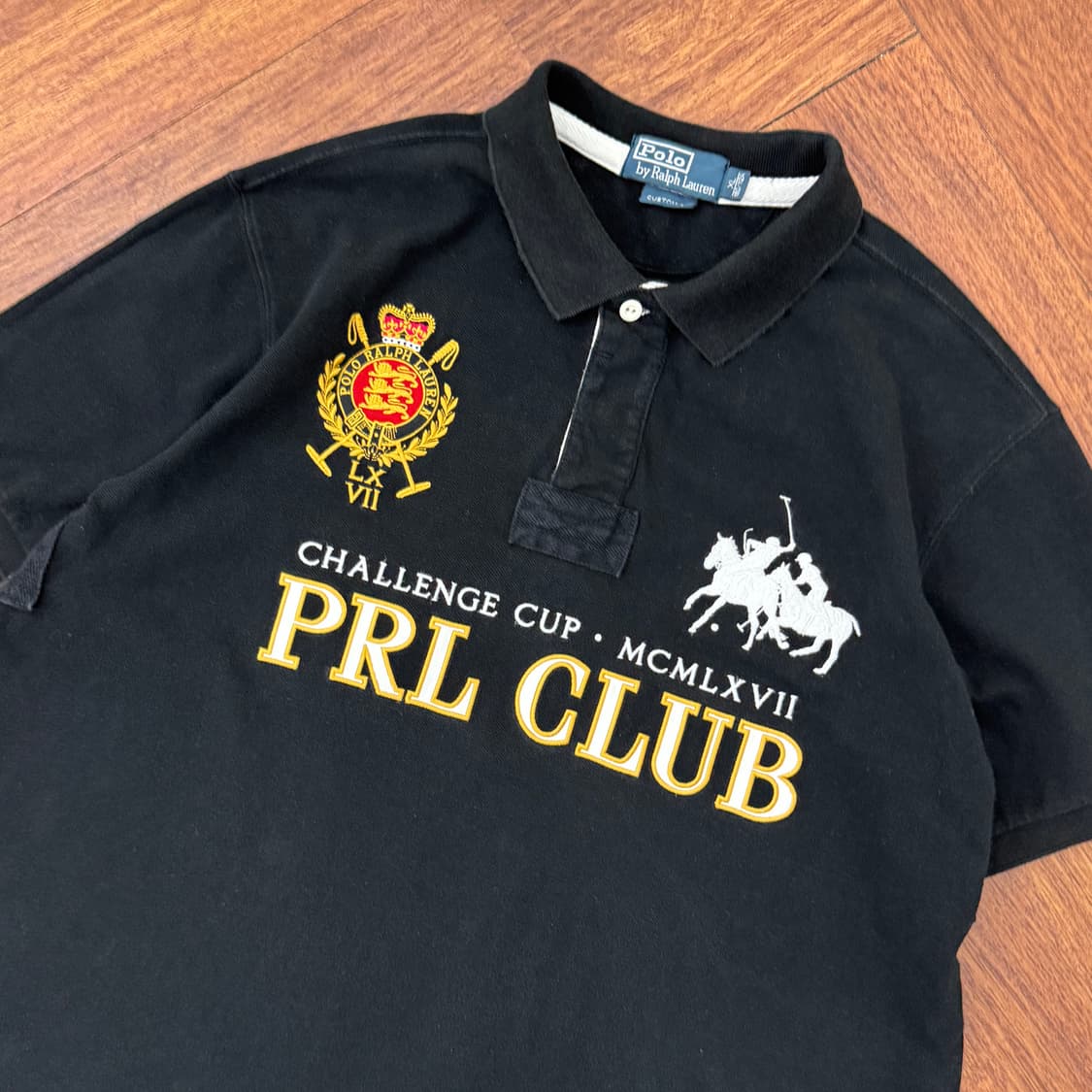 XL 폴로 랄프로렌 빅포니 치프키프 블랙 카라 티셔츠  상품이미지3