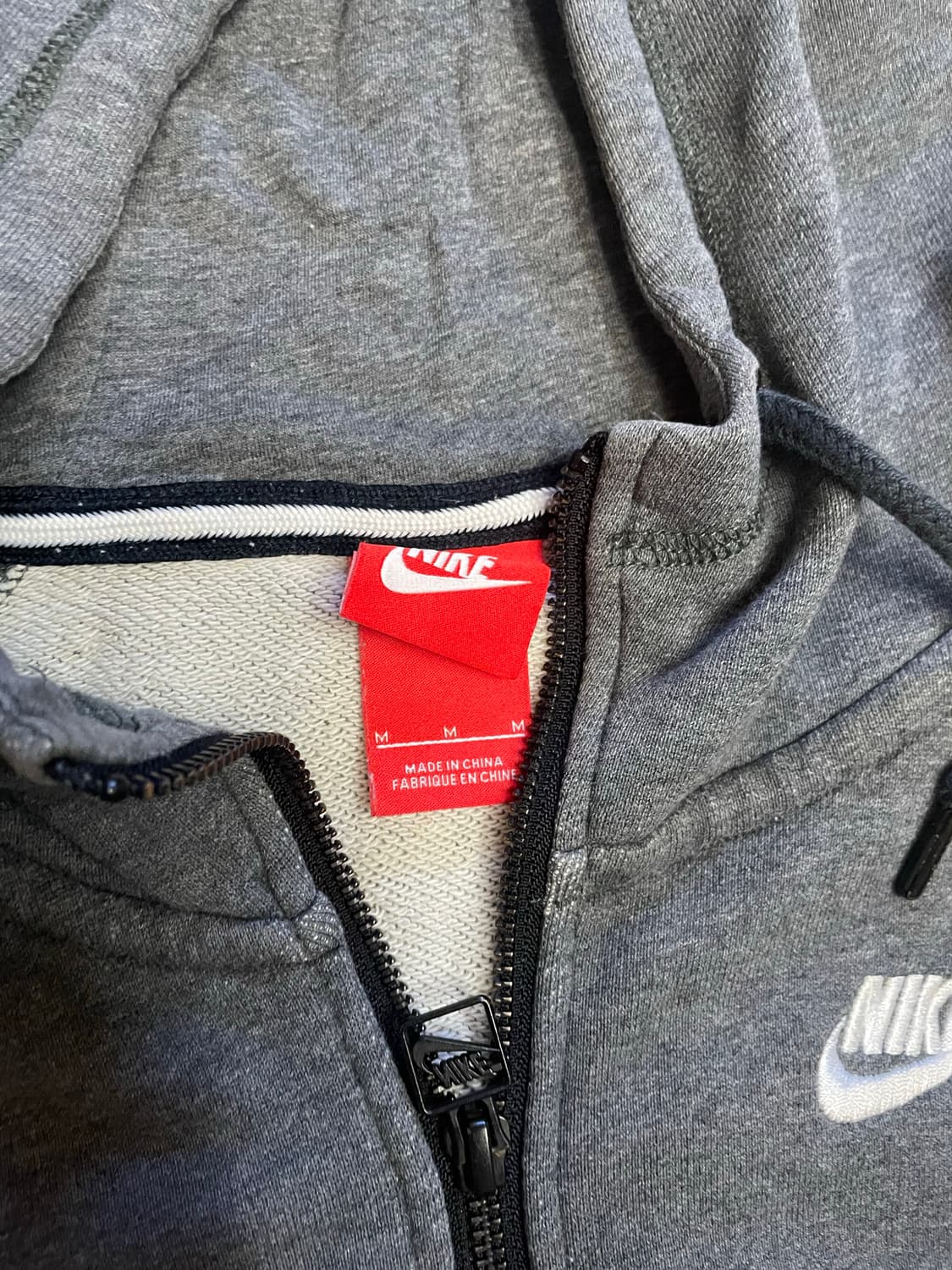 나이키 회색 후드집업 M 상품이미지2