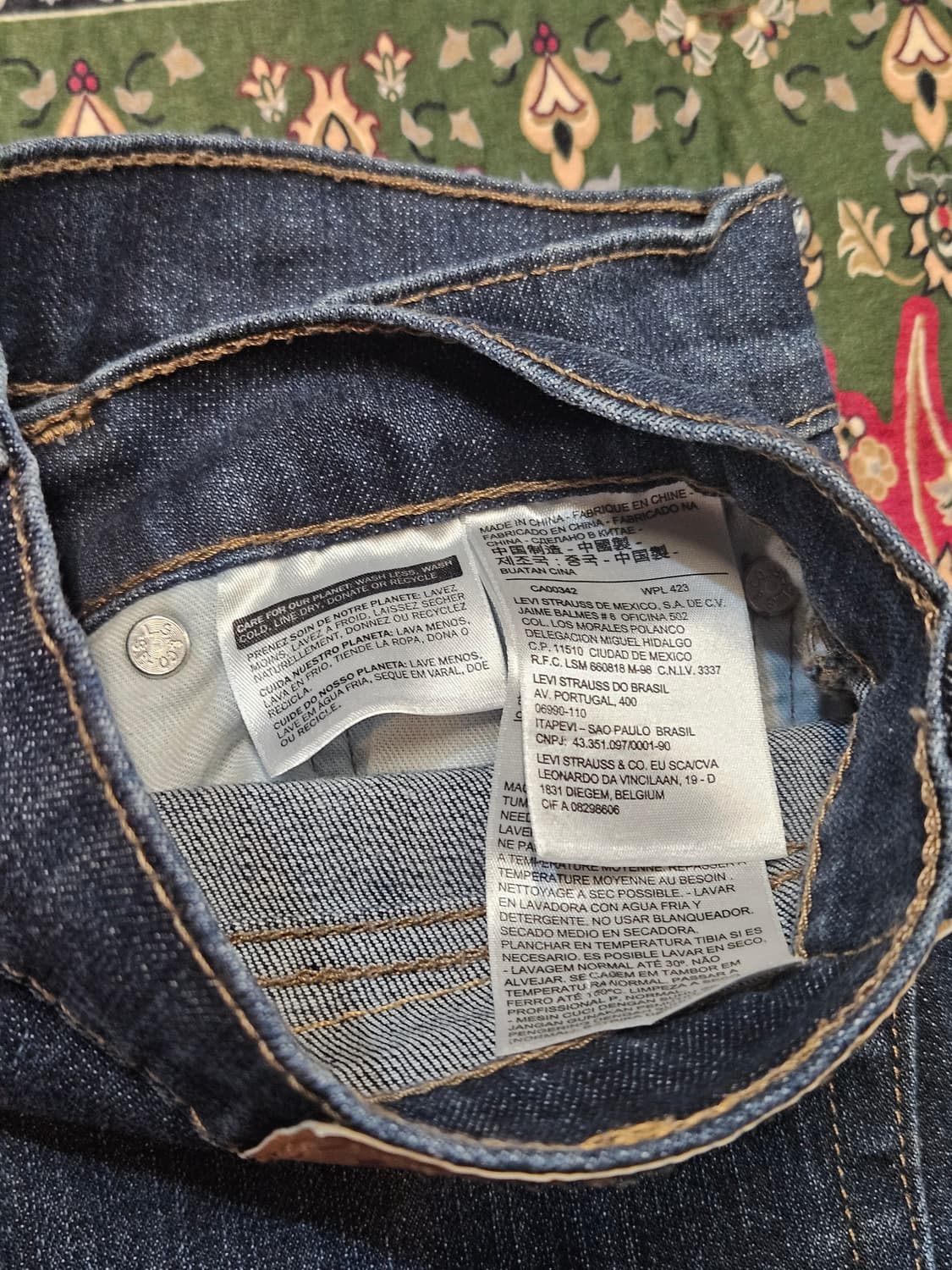 Levi’s 511 Slim Fit Denim (Dark Wash) 상품이미지3