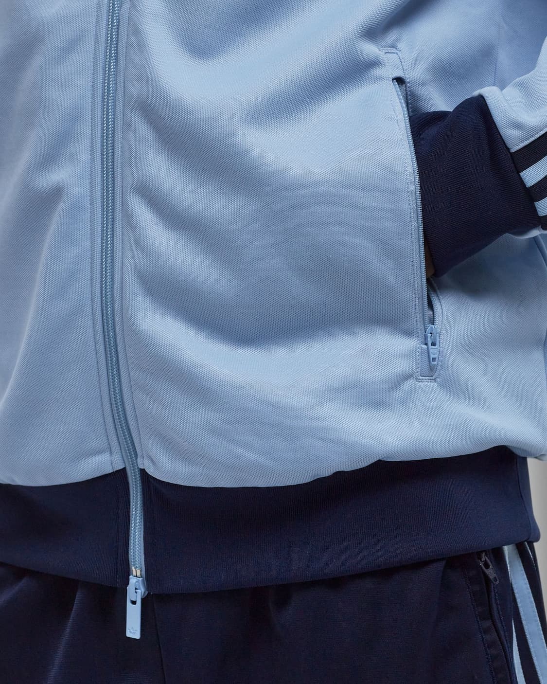 아디다스 클래식 베켄바우어 트랙탑 클리어 스카이 나이트 져지 상품이미지4