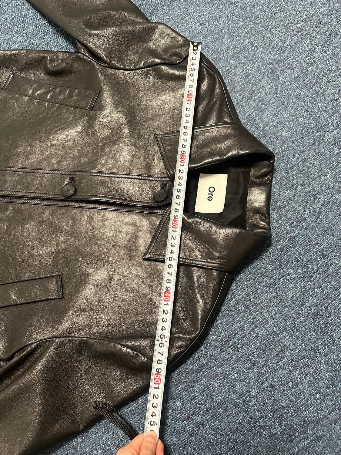 ORE 시그니처 램스킨 레더자켓 상품이미지7