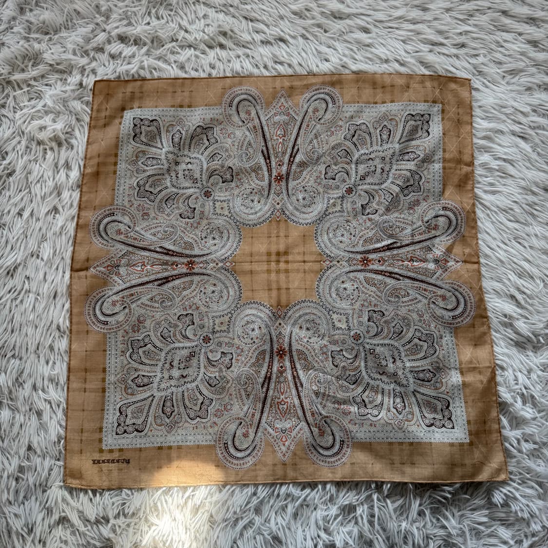 BURBERRY 일본빈티지 손수건 버버리 빈티지손수건 스카프 free 상품이미지3