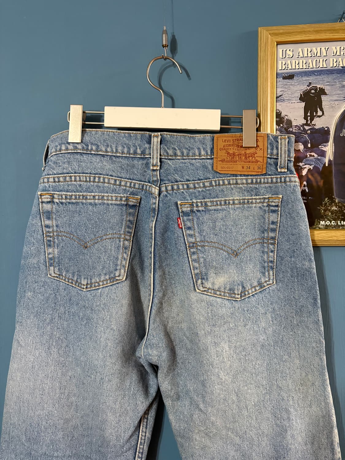 90‘s Levis USA 505 denim pant. 상품이미지7