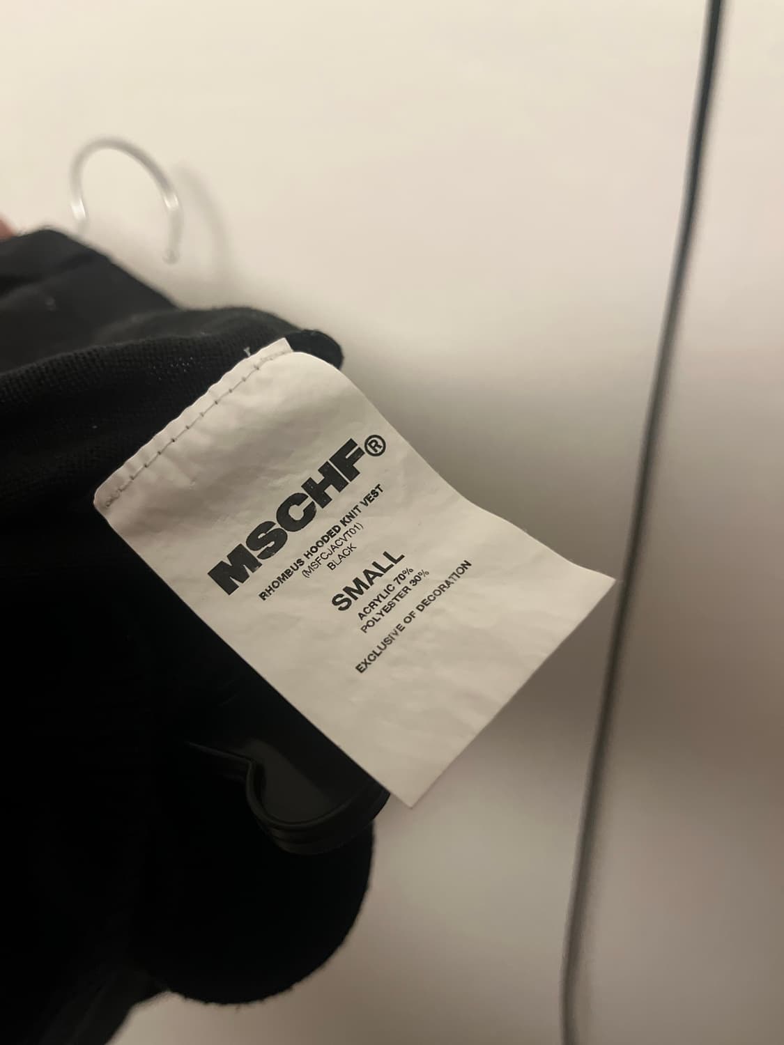 미스치프 후드 나시 베스트 니트 상품이미지4