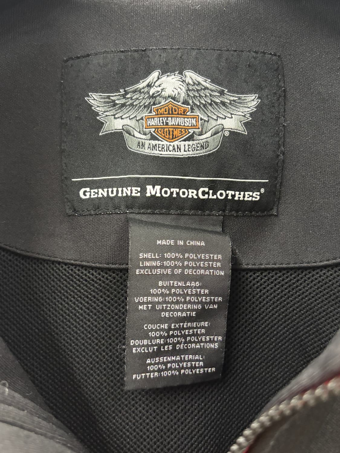 할리데이비슨 소프트쉘 자켓 블랙/레드 XL 상품이미지4