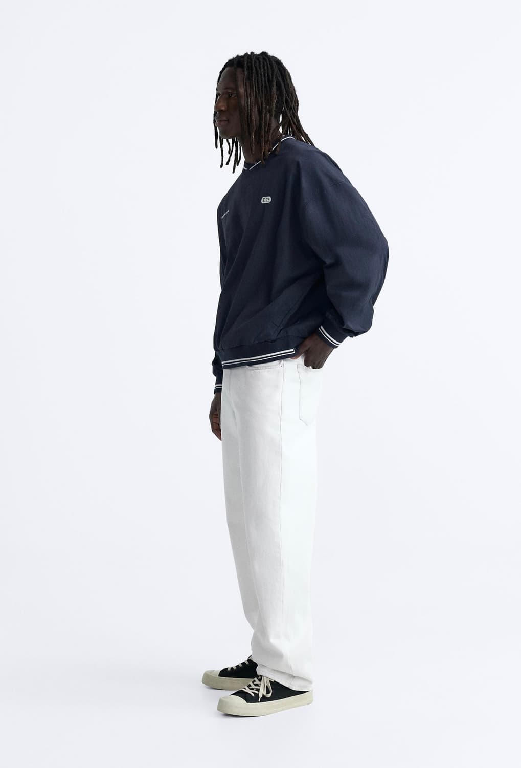 자라 zara 테크니컬 맨투맨 상품이미지7