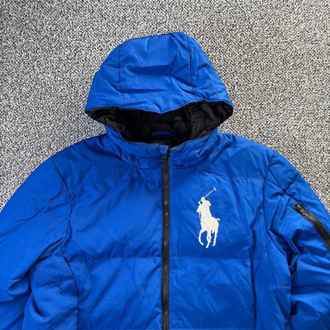 폴로 랄프로렌 보이즈 빅포니 블루 다운 패딩 (XL/18-20) 상품이미지1