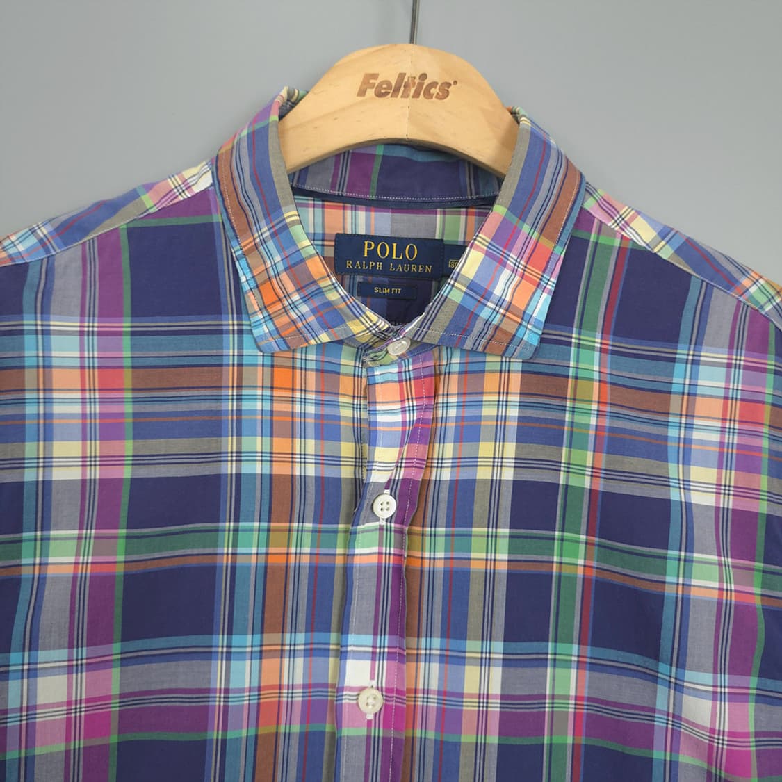 폴로 랄프로렌 Polo Ralph Lauren 슬림핏 체크 셔츠 L 상품이미지2