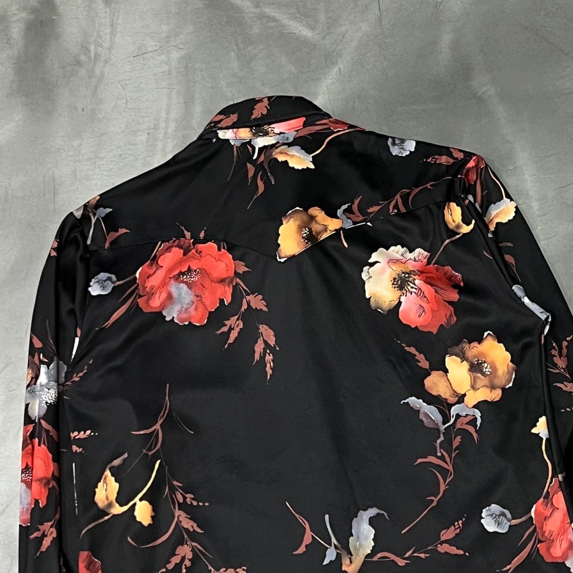  빈티지 플라워 패턴 셔츠 y15111 상품이미지4