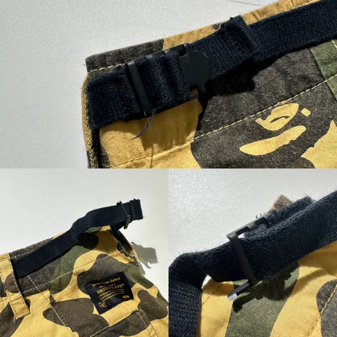 Bape 베이프 카모 7부 카고 팬츠 상품이미지8