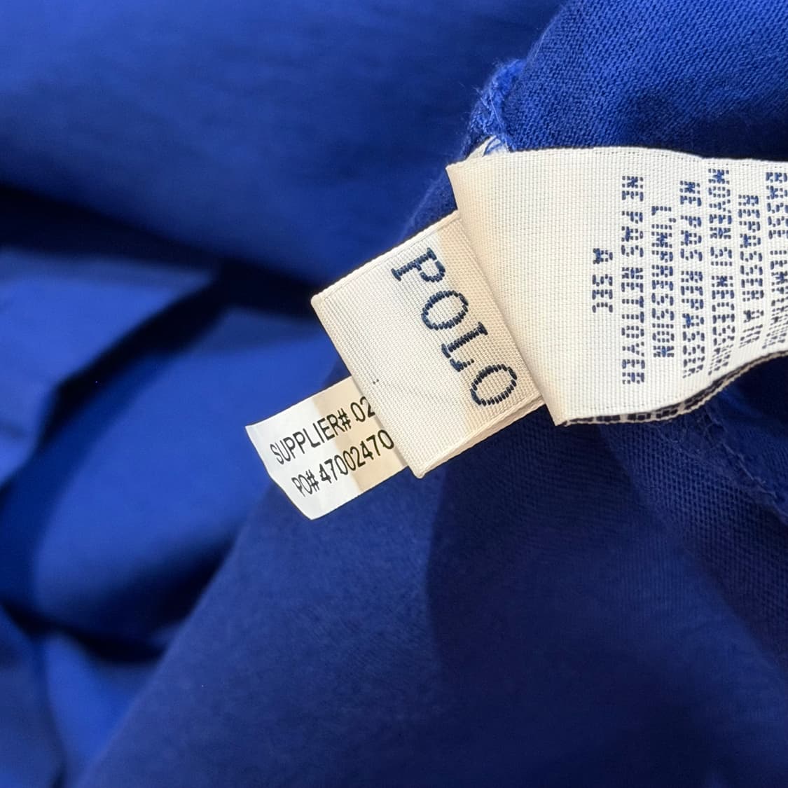 폴로 랄프로렌 딥 블루 라운드넥 반팔 티셔츠 상품이미지3