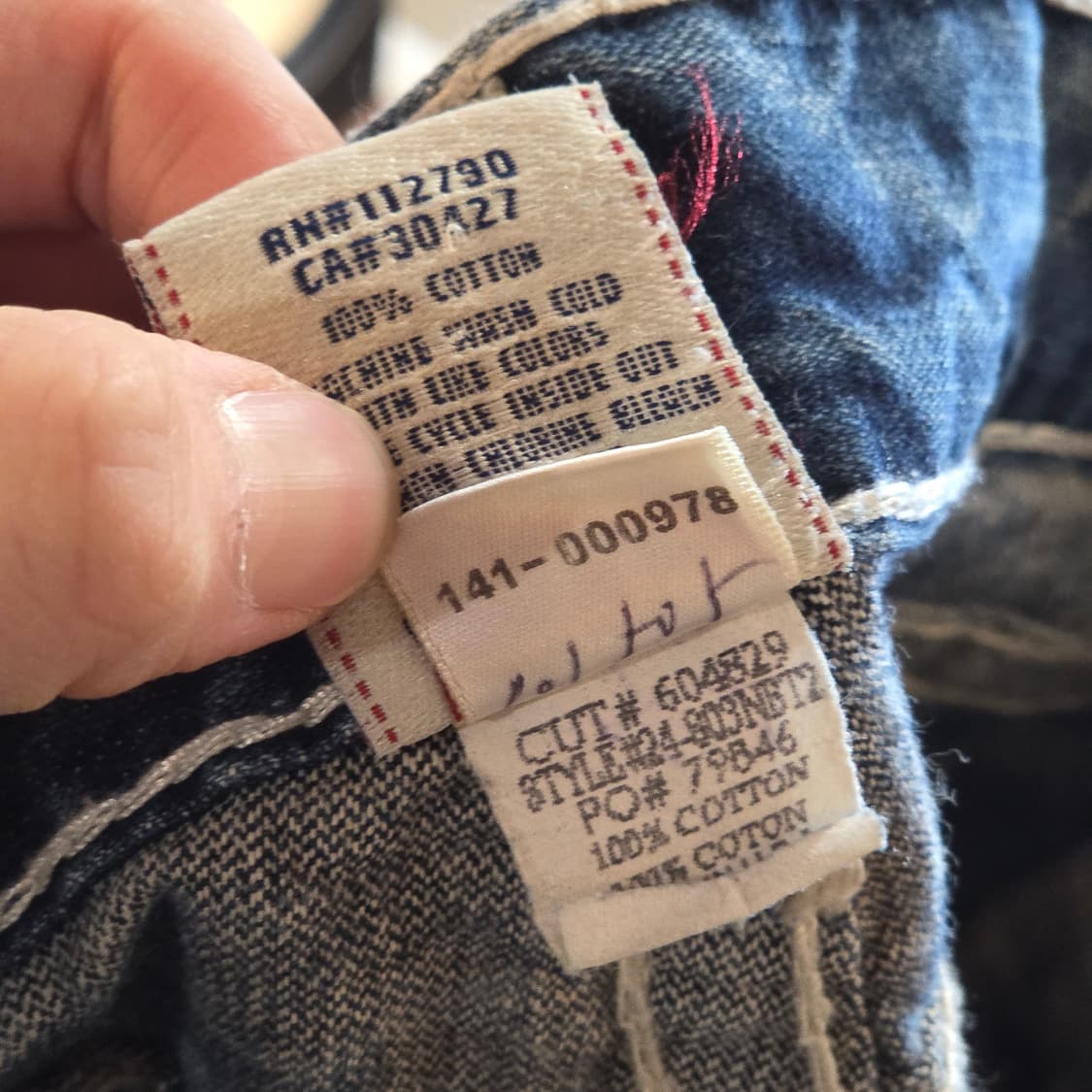 트루릴리전 조이 슈퍼티 중청 데님 팬츠 상품이미지10