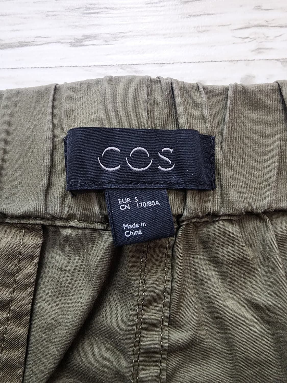 COS 코스 조거 팬츠 팜. S(29~32)사이즈 면 폴리 츄리닝 바지 상품이미지7