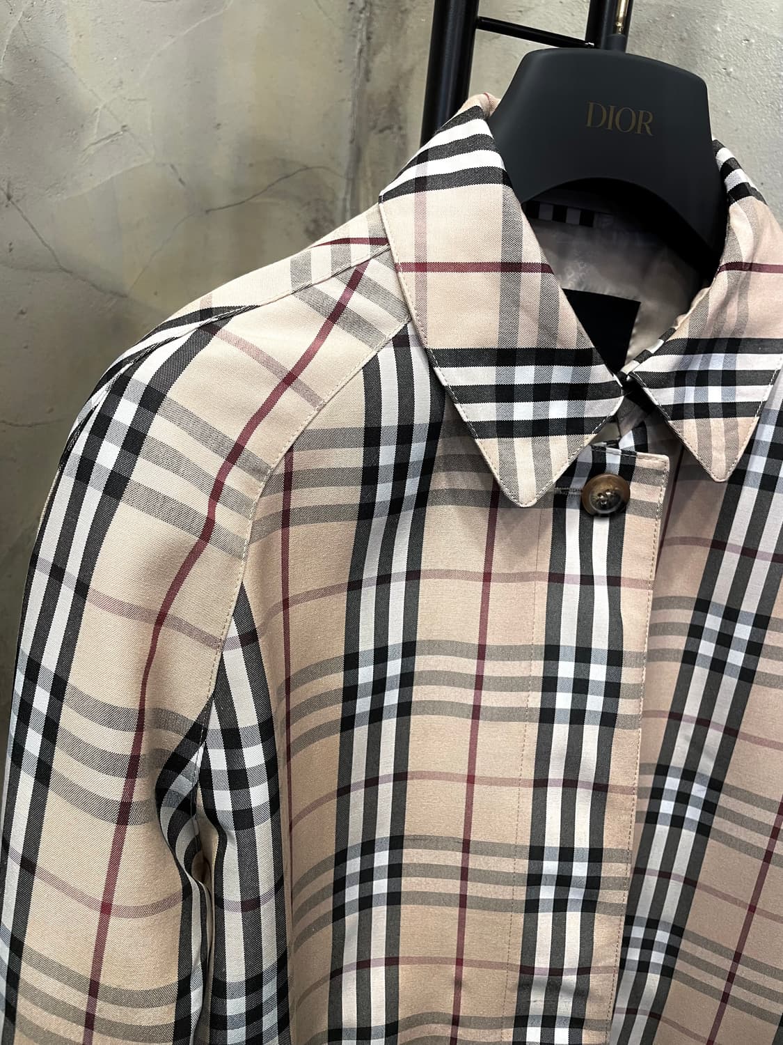 버버리 런던 노바체크 바람막이 트렌치코트 55~66 상품이미지4