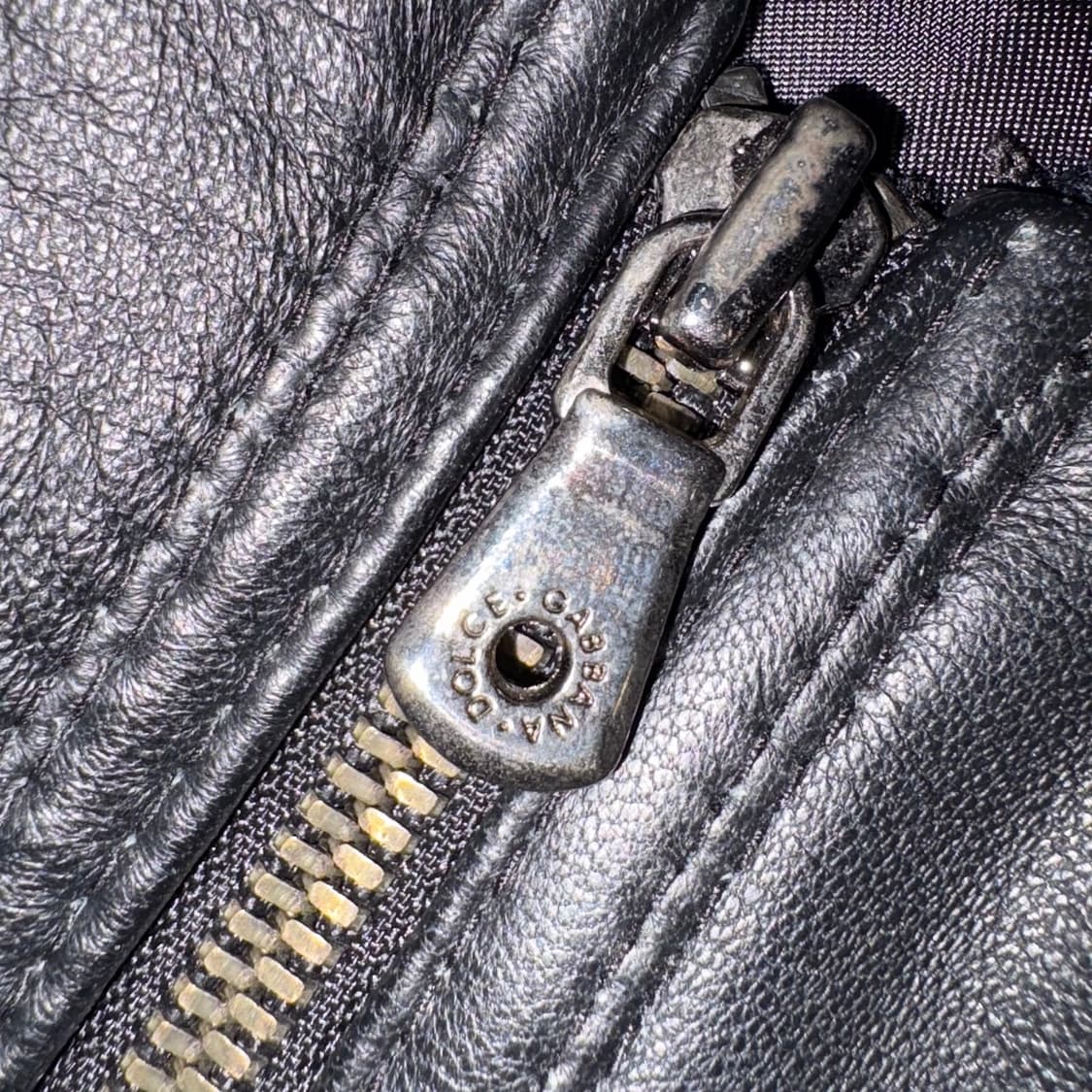 [46] 00’s Dolce & Gabbana Leather Jacket 상품이미지5