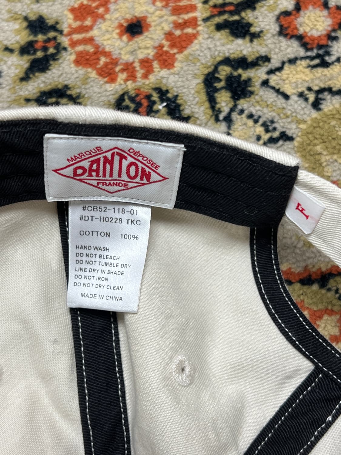 [OS] 단톤 화이트 베이지 투톤 볼캡 상품이미지3