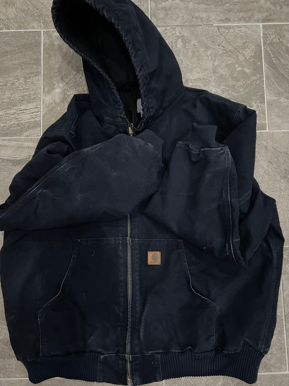 (XL) 칼하트 덕 액티브 후드자켓 J130 MDT 미드나잇 상품이미지8