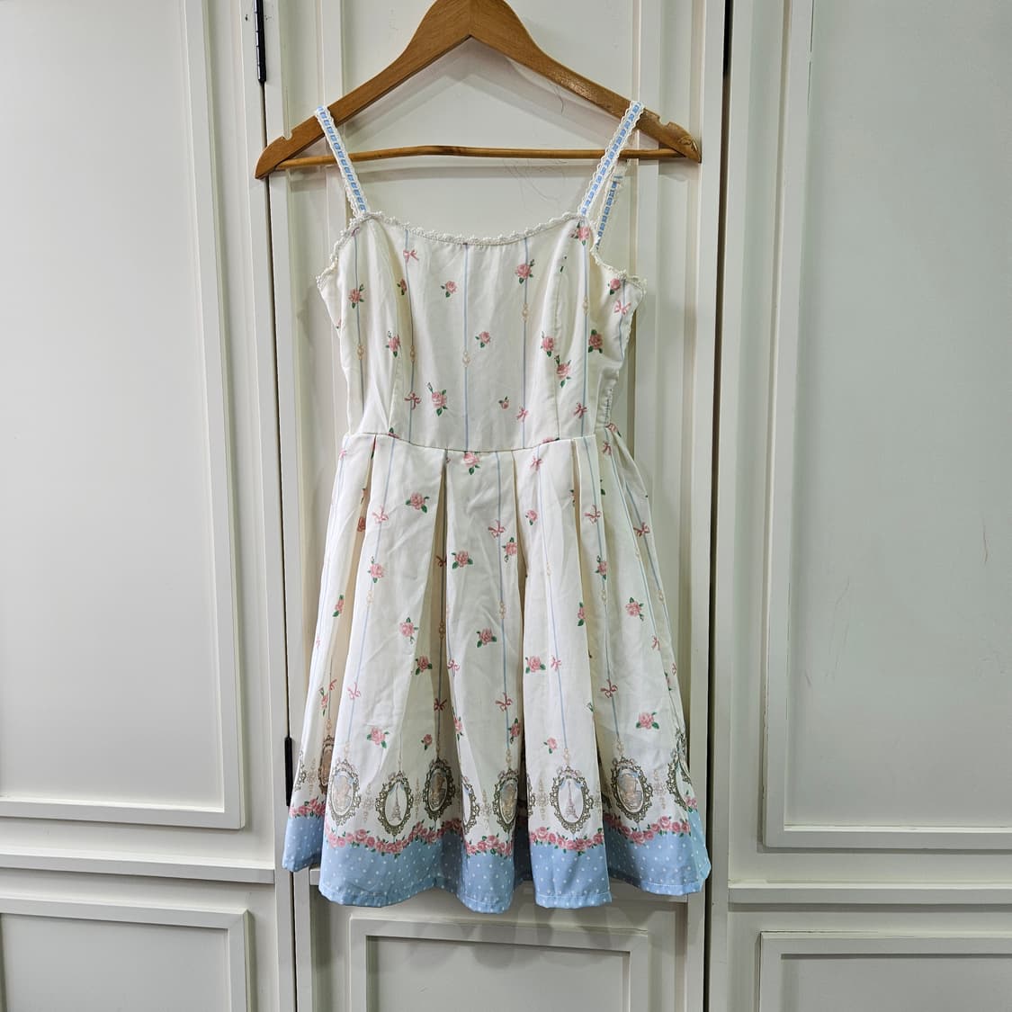 Ank Rouge(앙크루즈) 로즈 프린트 스모크 원피스 상품이미지1