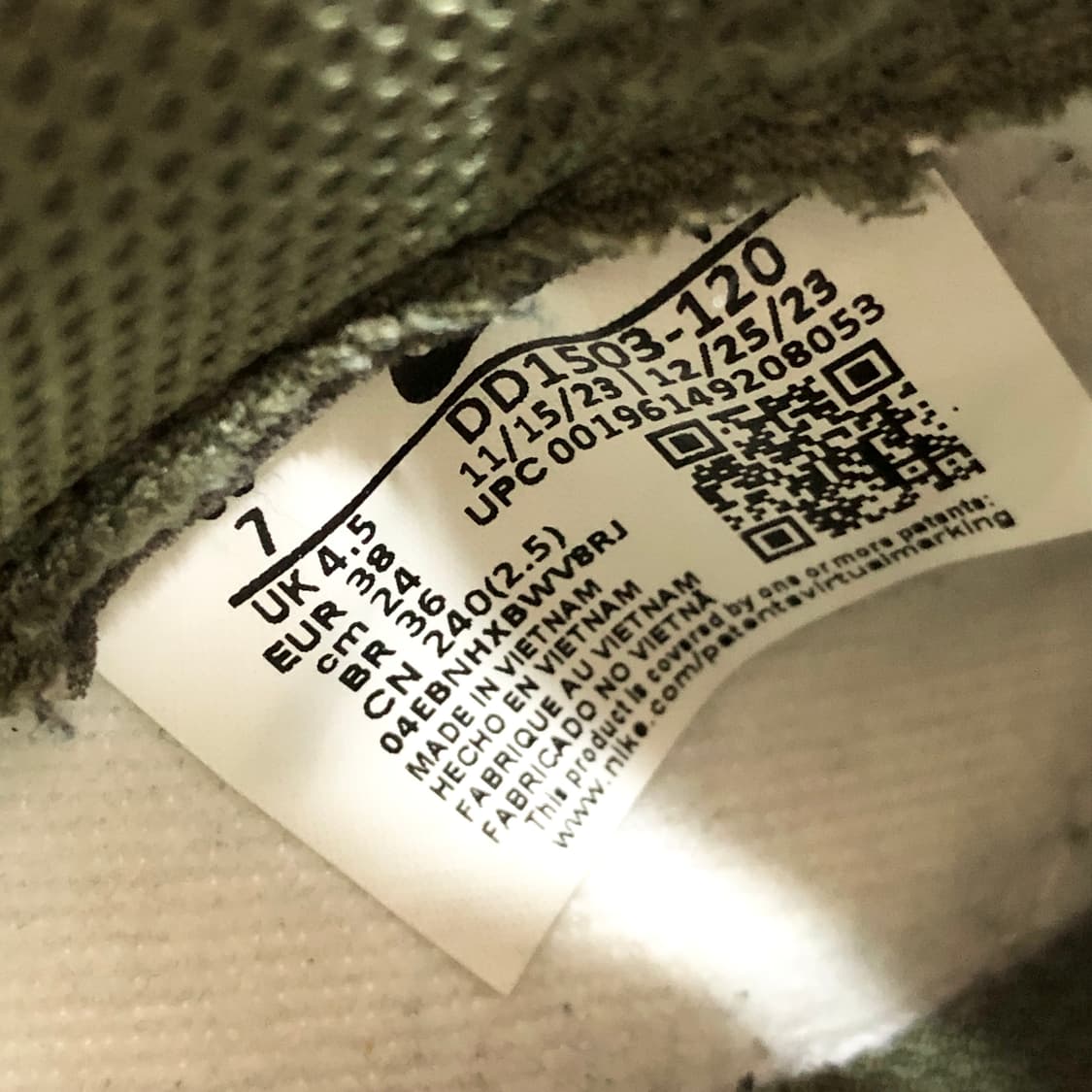 나이키 덩크로우 미디엄 올리브 240 상품이미지8