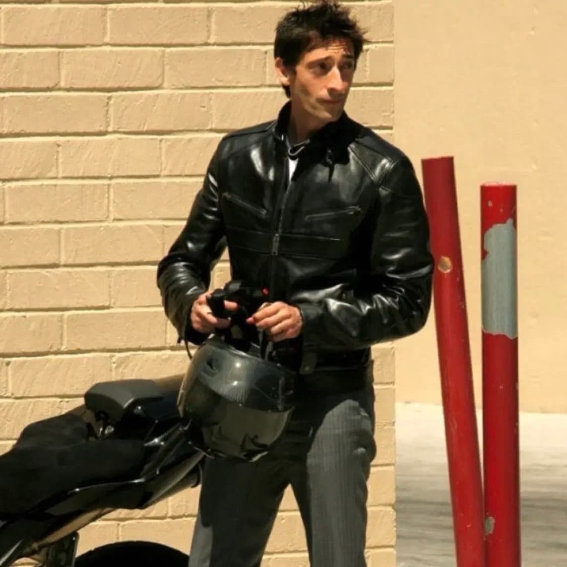 (105) System Homme 램스킨 바이커 자켓 상품이미지6