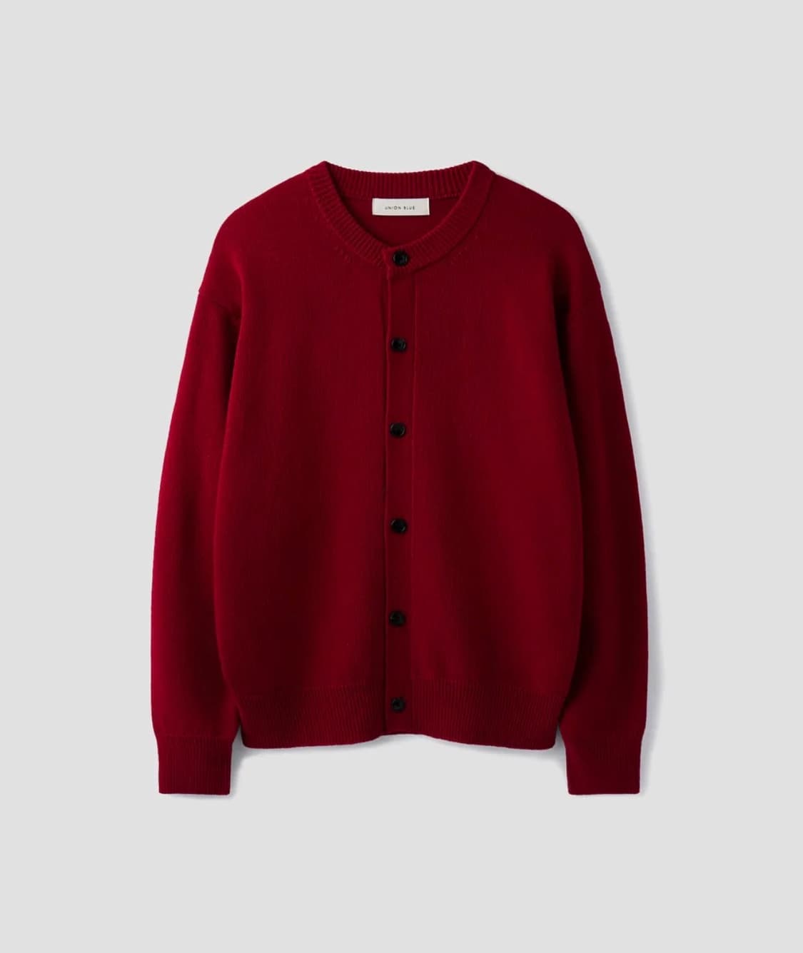 유니온블루 크롭 가디건 레드 L 상품이미지1