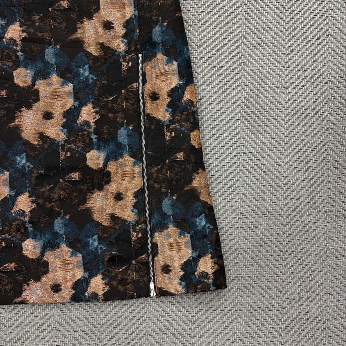 그랜드마더 글로시 플라워 랩 스커트 v2271  상품이미지5