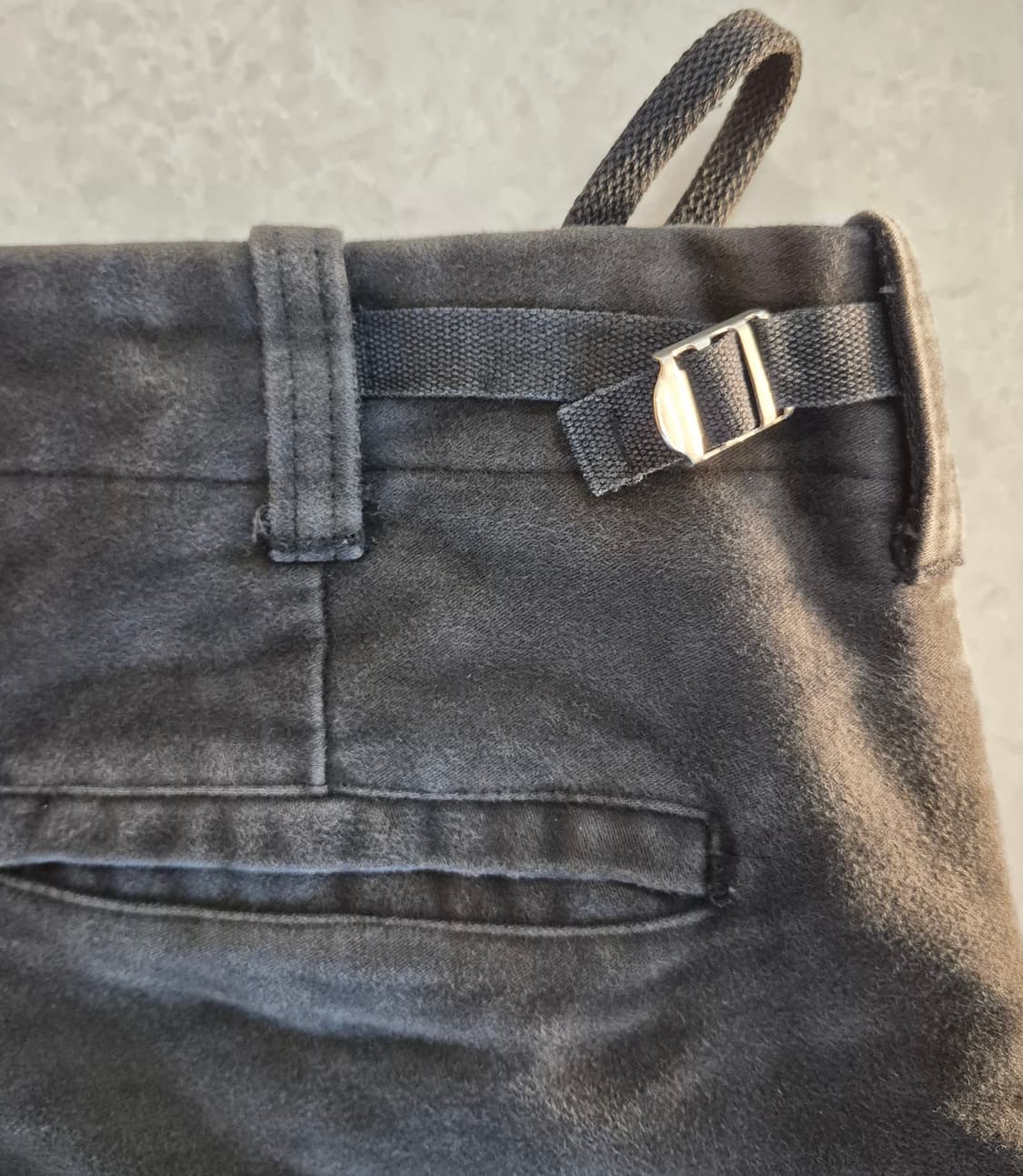 00s HELMUT LANG Bondage MoleskinTrousers 상품이미지4