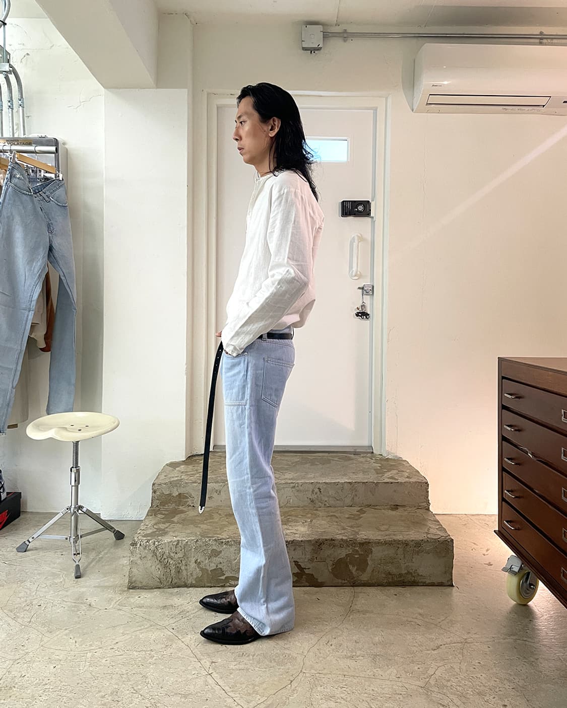아워레가시 논 칼라 셔츠 48 상품이미지9