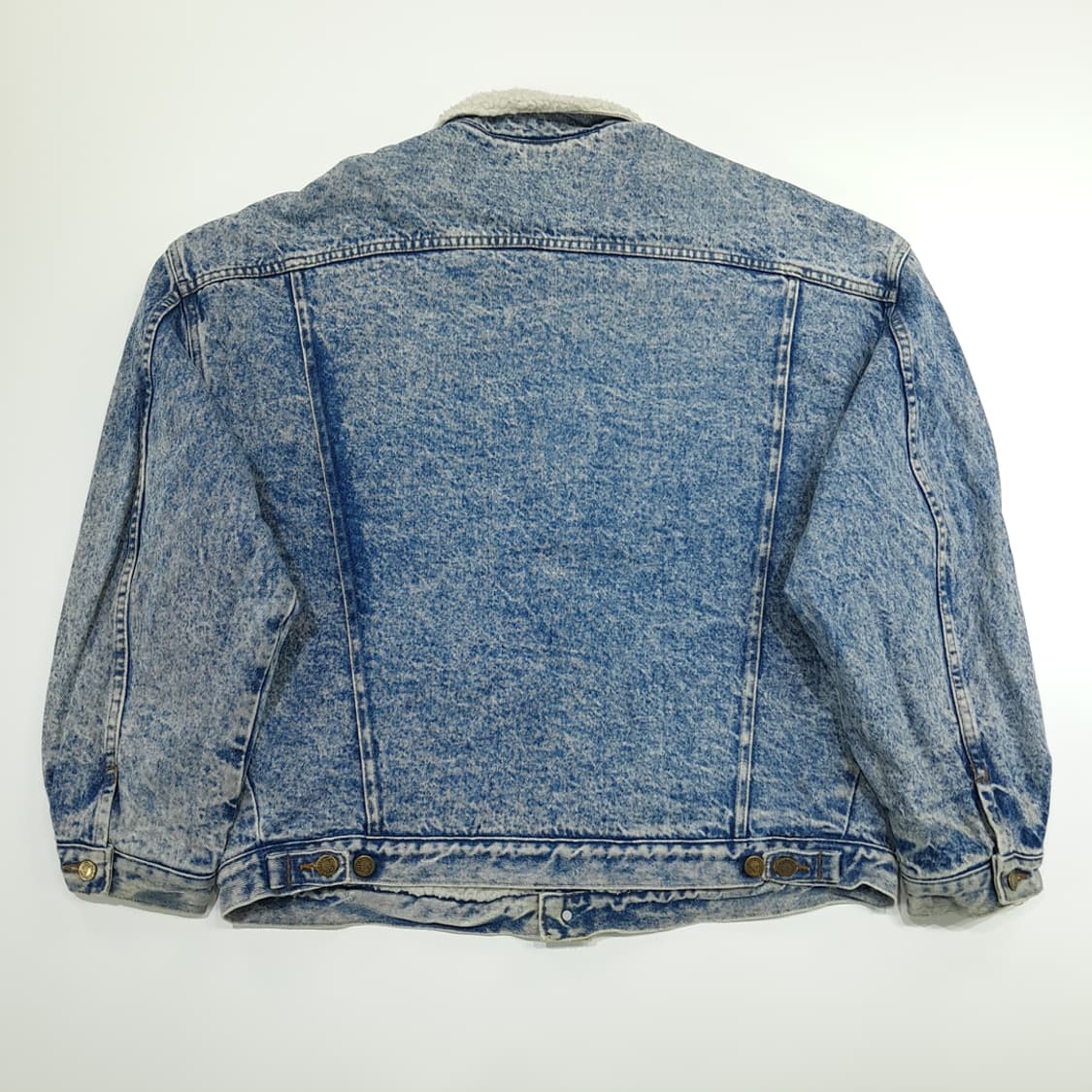 CN963 XL Lee 라이더스 빈티지 애시드워시 셰르파 데님 트러커자켓 상품이미지8
