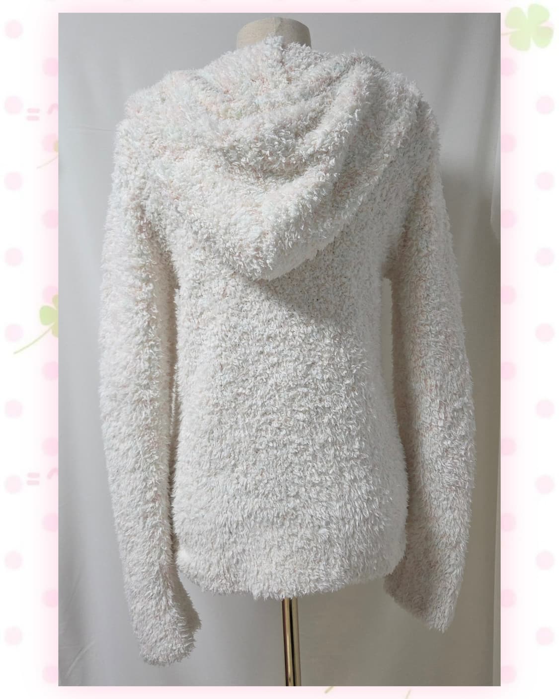 젤라또피케 흰핑 폭닥 후드집업 상품이미지5