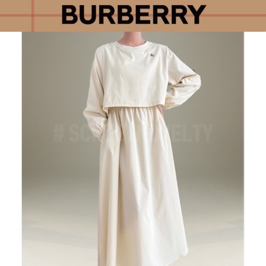 버버리 밴딩 원피스 상품이미지4