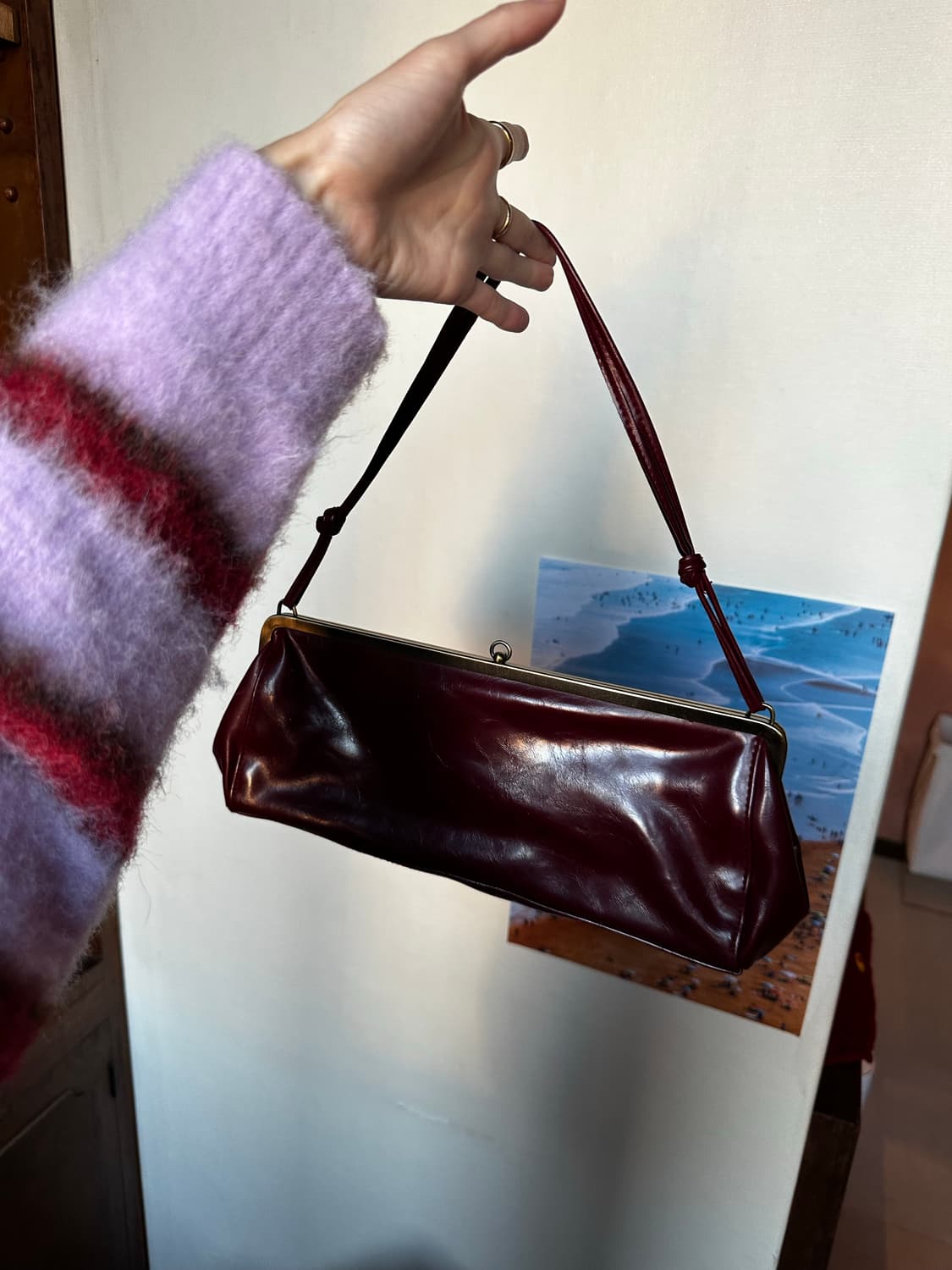 레드 빈티지백 상품이미지1