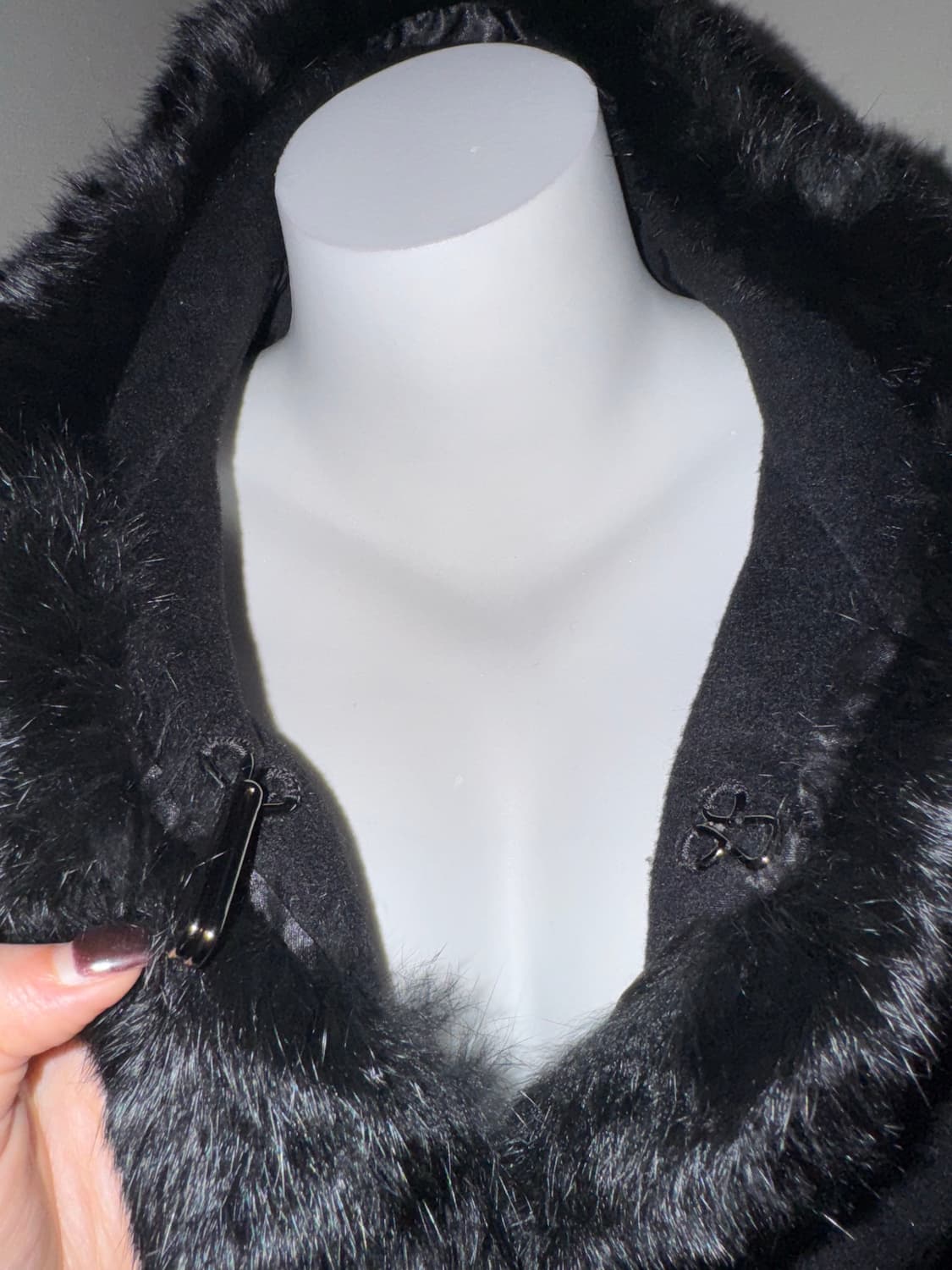 Ru Black belt fur short coat 상품이미지6