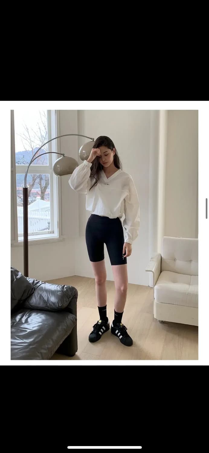 인지액티브 나일론 브이넥 스웻셔츠 상품이미지1