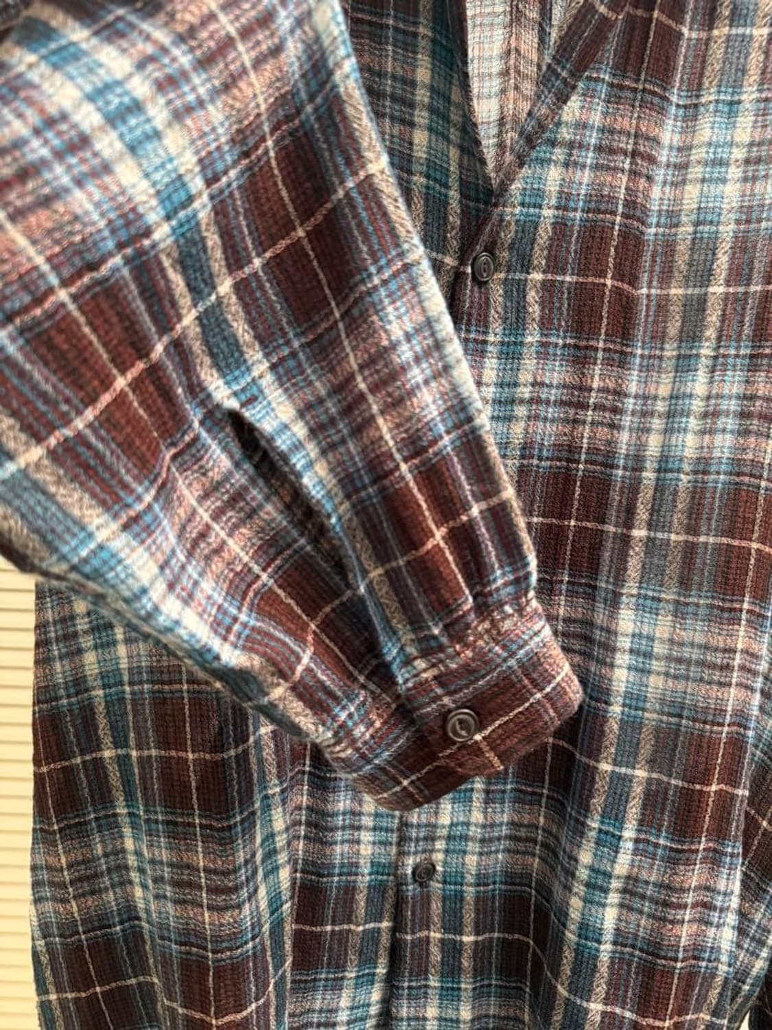 25aw THOM ombre check shirts 상품이미지5