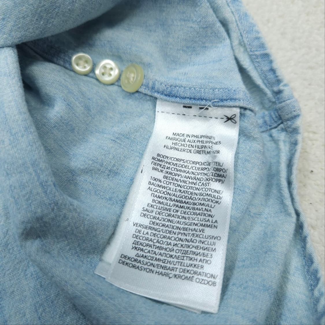 폴로 랄프 로렌 신형 샴브레이 셔츠 M 상품이미지4