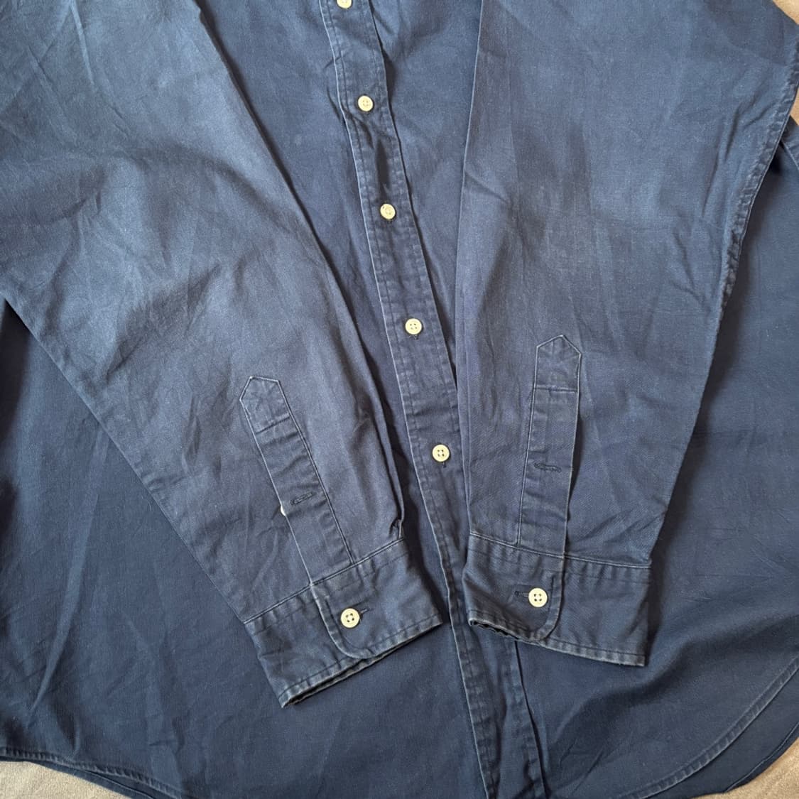 폴로 정품 네이비 클래식 로고 긴팔 셔츠 상품이미지8